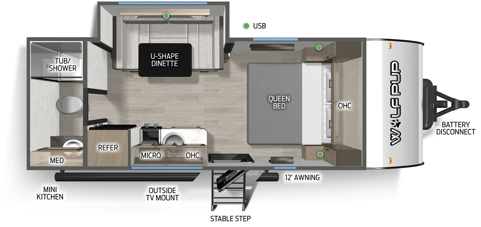 Cherokee Black Label 16KHWBLW Floorplan